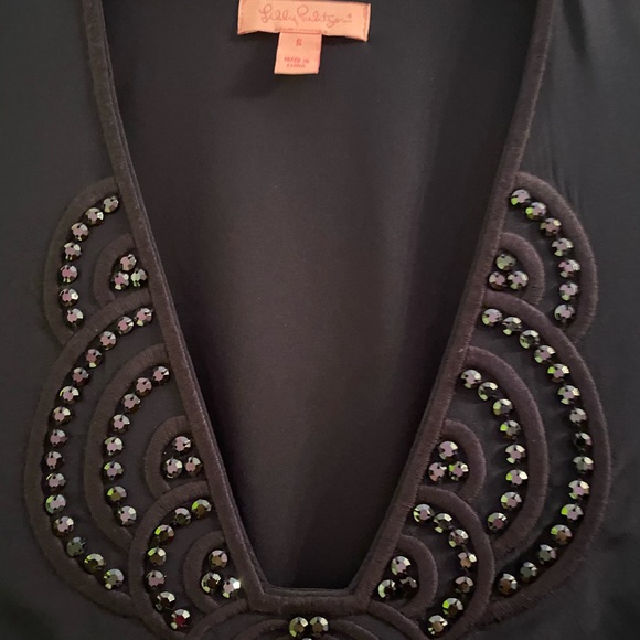 Lilly Pulitzer Navy Blue Dress - Picture 6 of 7